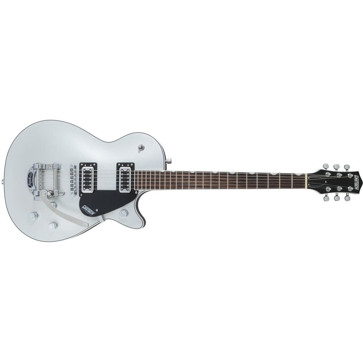 GRETSCH - G5230T ELECTROMATIC® JET™ FT SINGLE-CUT WITH BIGSBY, Touche en noyer noir - Airline Silver