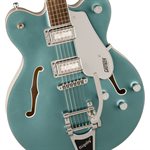 GRETSCH - G5622T-140 Electromatic® 140th Double Platinum Center Block with Bigsby®, Touche Laurier - Two-Tone Stone Platinum / Pearl Platinum