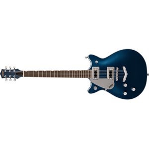 GRESTCH - G5232LH Electromatic® Double Jet™ FT with V-Stoptail, Laurel Fingerboard - Left-Handed - Midnight Sapphire