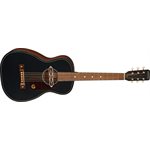 GRETSCH - Deltoluxe Parlour, Touche Noyer, Pickguard écaille de Tortue - Black Top