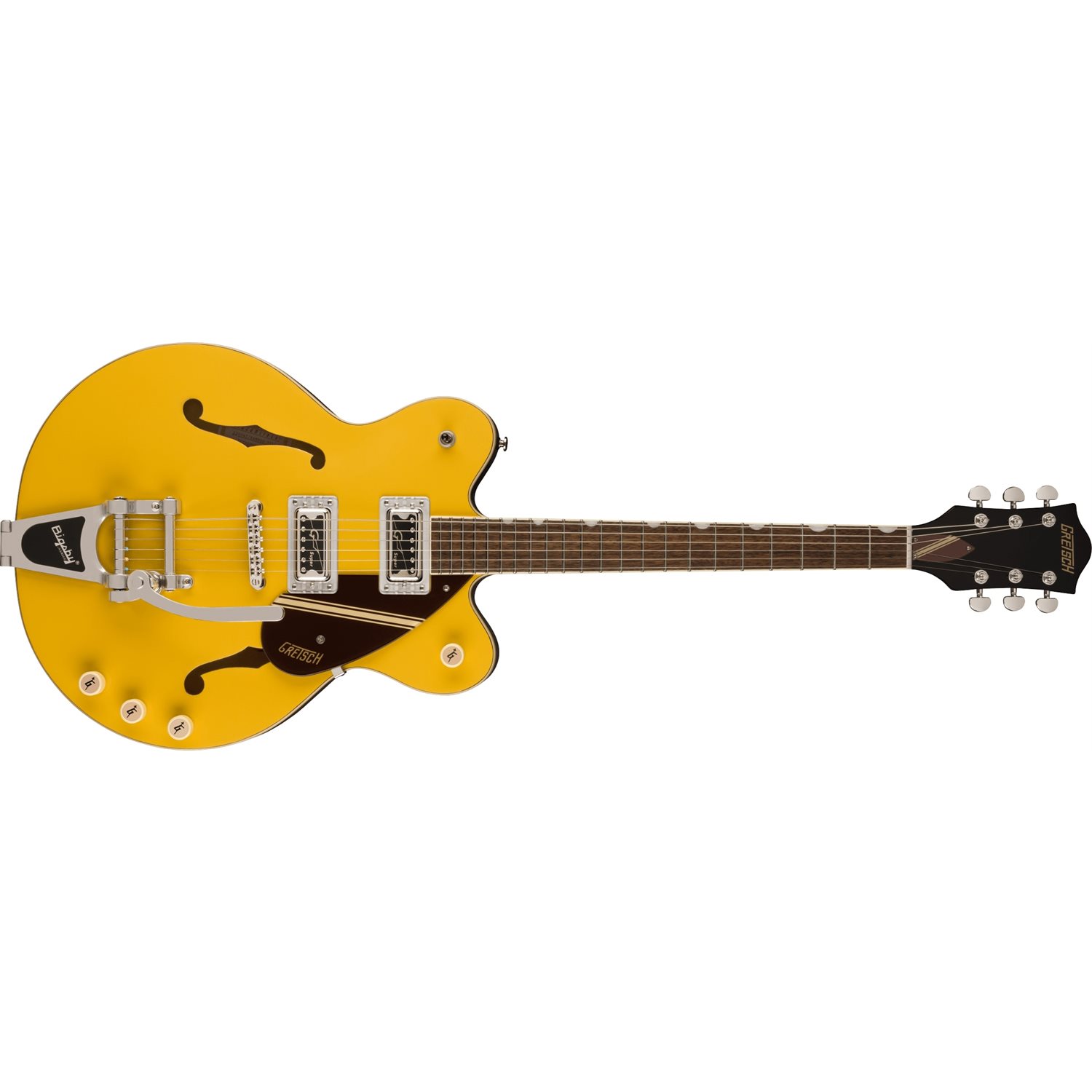 GRETSCH - G2604T Limited Edition Streamliner™ Rally II Center Block with Bigsby®, Laurel Fingerboard - Two-Tone Bamboo Yellow / Copper Metallic