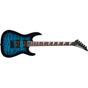 JACKSON - Série JS Dinky® JS20 DKQ 2PT, touche Amarante - Bleu transparent éclatant