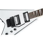 JACKSON - JS Series King V™ JS32, touche en amarante, White with Black Bevels