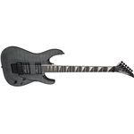 JACKSON - JS32Q - JS SERIES DINKY - ARCH TOP - Amaranth FINGERBOARD - Transparent Black