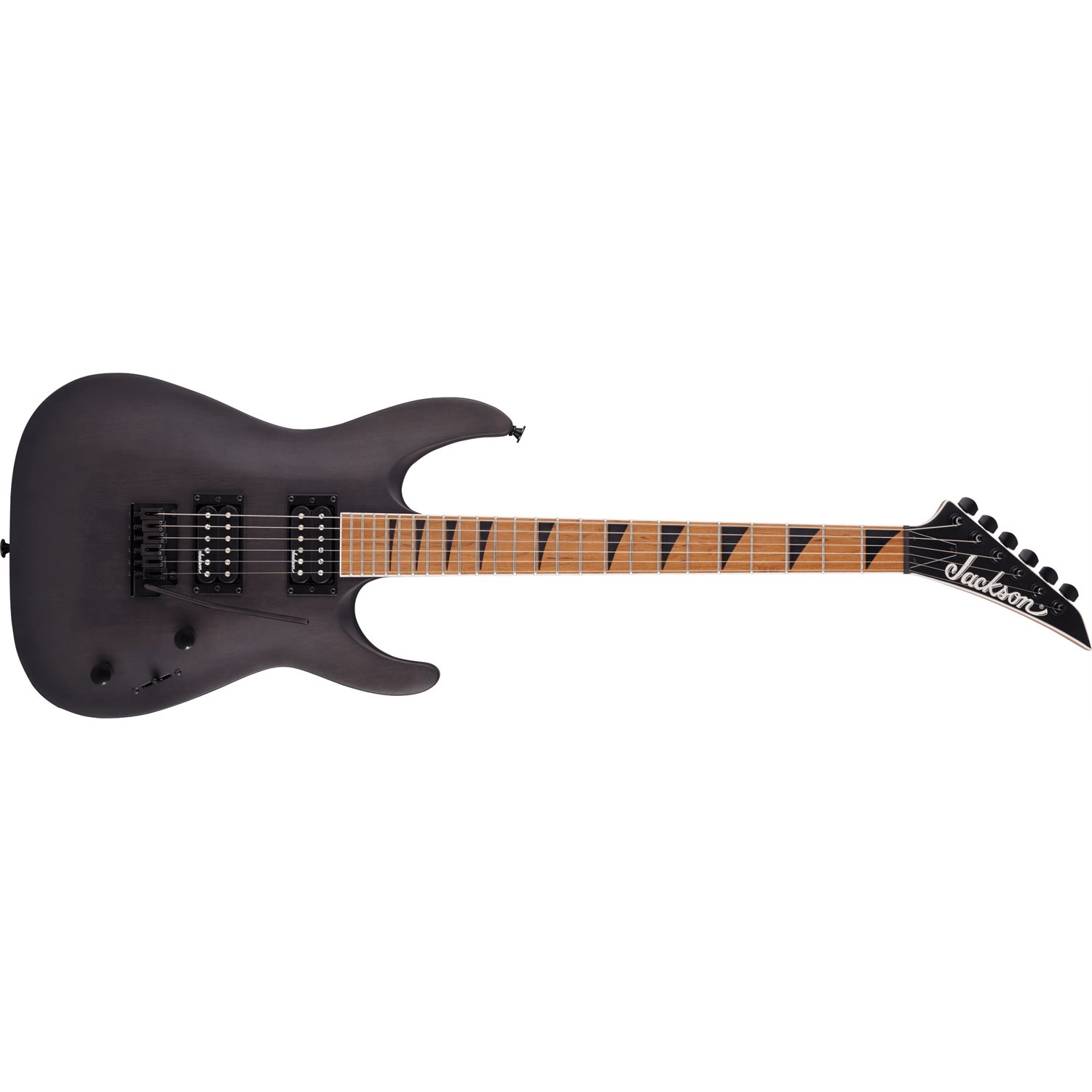 JACKSON - JS Series Dinky® Arch Top JS24 DKAM, touche en érable caramélisé - Black Stain