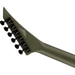 JACKSON - X Series Rhoads RRX24, Laurel Fingerboard - Matte Army Drab with Black Bevels