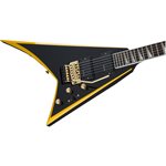 JACKSON - X Series Rhoads RRX24, Touche Laurier - Black with Yellow Bevels