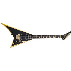 JACKSON - X Series Rhoads RRX24, Touche Laurier - Black with Yellow Bevels