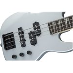 JACKSON - Basse électrique JS Series Concert™ Minion JS1X, touche amarante - Argent satiné