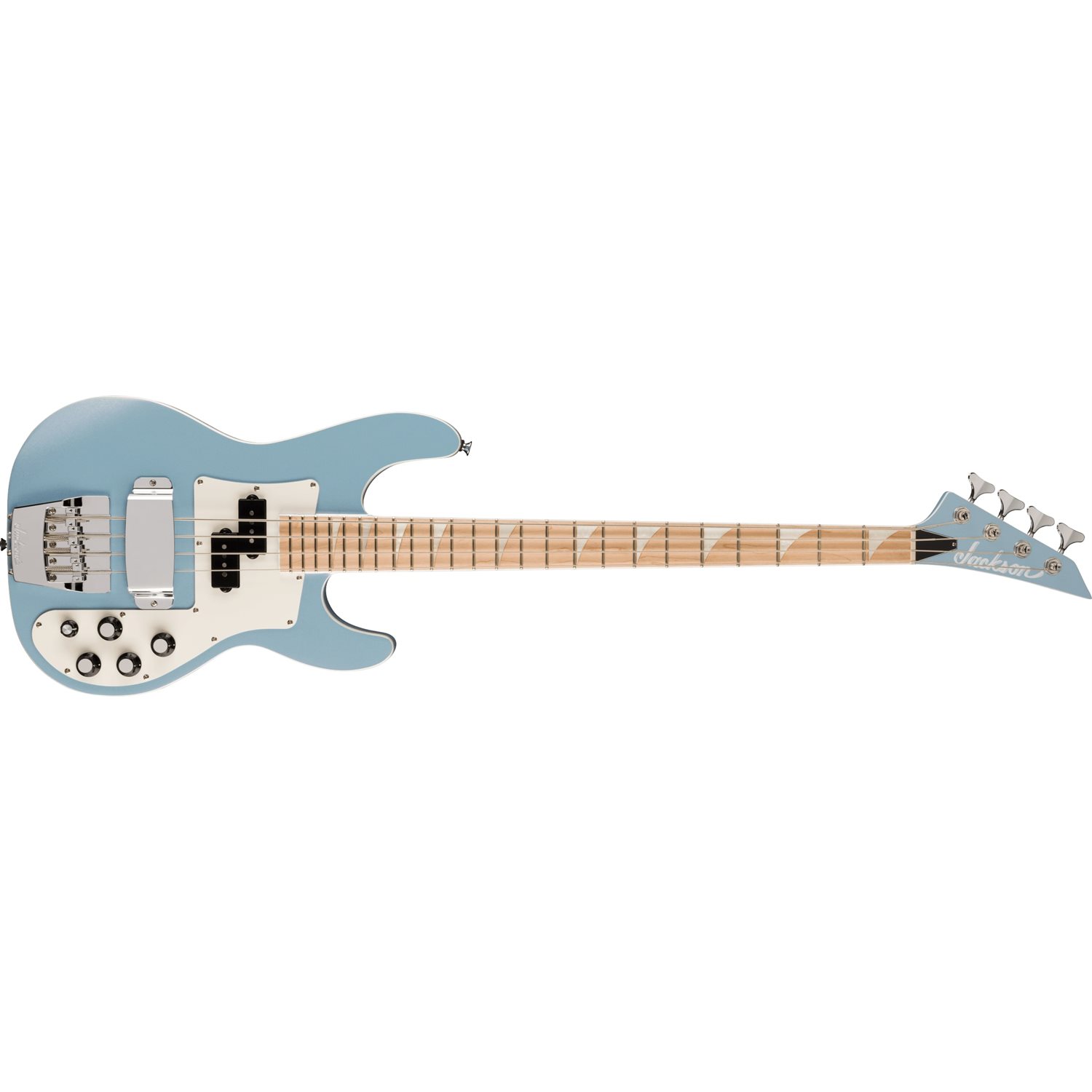 JACKSON - X Series Concert™ Bass CBXDX IV M, touche en érable - Ice Blue Metallic