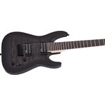 JACKSON - Guitare électrique Dinky® Arch Top JS22Q-7 DKA HT de la série JS, Touche en amarante - 7 cordes - Transparent Black Burst