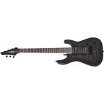 JACKSON - Guitare électrique Dinky® Arch Top JS22Q-7 DKA HT de la série JS, Touche en amarante - 7 cordes - Transparent Black Burst