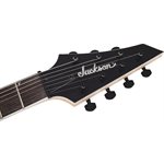 JACKSON - Guitare électrique Dinky® Arch Top JS22Q-7 DKA HT de la série JS, Touche en amarante - 7 cordes - Transparent Black Burst