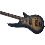 JACKSON - Basse électrique Spectra JS3Q de la série - 4 cordes - Touche en laurier - Amber Blue Burst