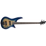 JACKSON - Basse électrique Spectra JS3Q de la série - 4 cordes - Touche en laurier - Amber Blue Burst