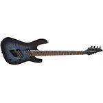 JACKSON - X Series Soloist™ - Arch Top SLATX7Q MS - Touche Laurier, Multi-Scale - Transparent Blue Burst