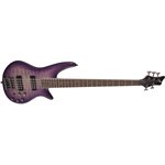 JACKSON - Basse électrique Spectra JS3QV 5 cordes de la série JS, Touche en laurier - Purple Phaze