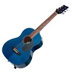 BEAVER CREEK - BCTC601TB - Classical Guitar ¾ Size - transparent blue 