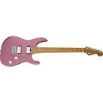 CHARVEL - Pro-Mod DK24 HH 2PT CM, Touche en Erable Caramélisé - Brume Bordeaux Satiné