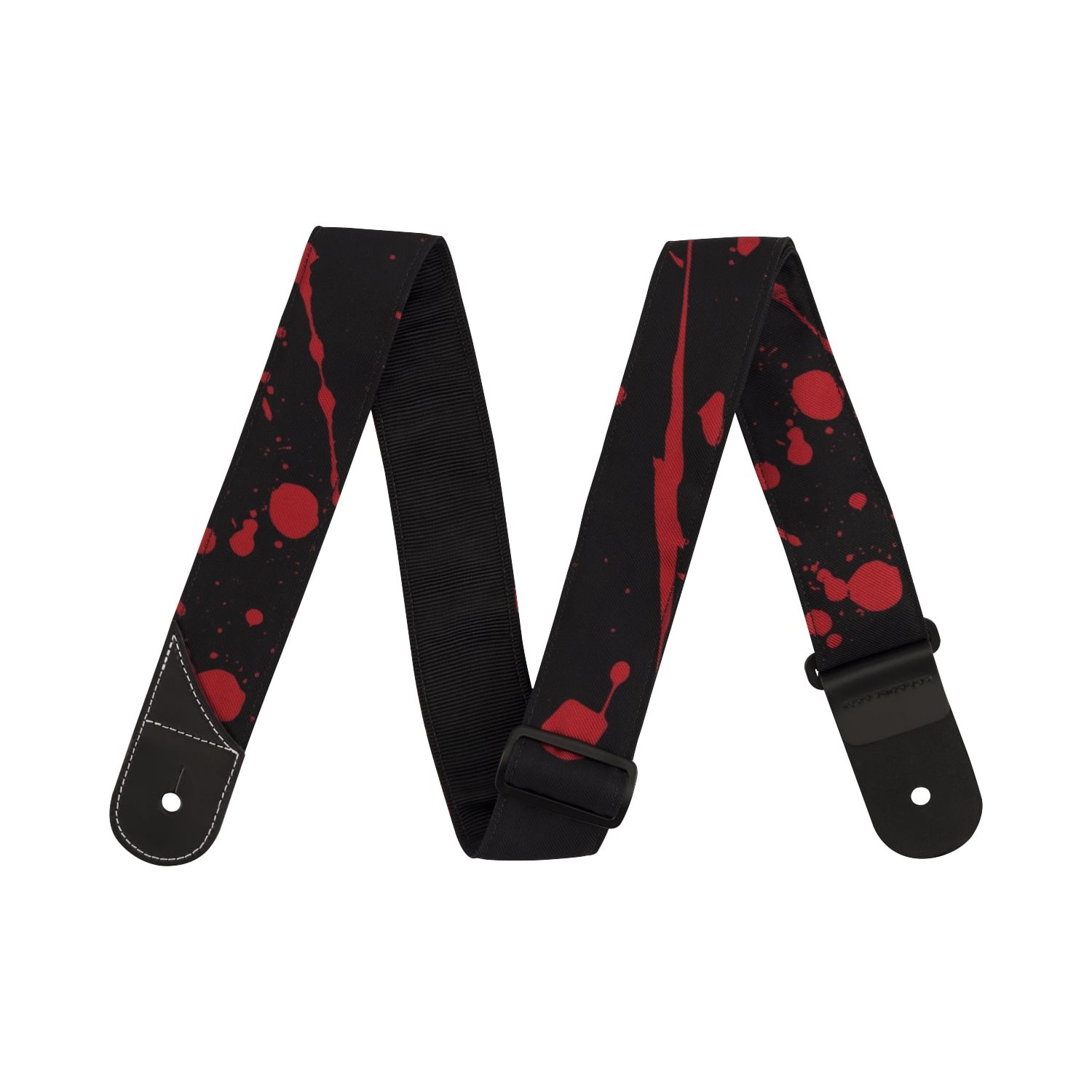 JACKSON - Sangle Jackson® Splatter, Noir et rouge, 2"