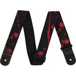 JACKSON - Sangle Jackson® Splatter, Noir et rouge, 2"