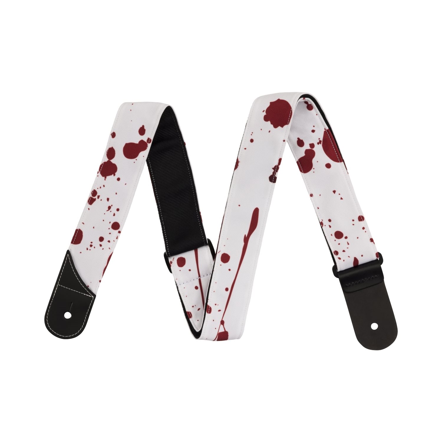 JACKSON - Sangle Jackson® Splatter, Blanc et rouge, 2"