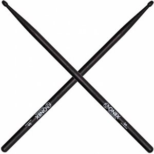 ONIIX - O5A - 5A Black Stain Drumsticks - Wood Tip