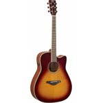 YAMAHA - FGCTA BS - Guitare électrique acoustique Tradition Western TransAcoustic - dégradé brun (Brown Sunburst)