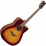 YAMAHA - FGCTA BS - Guitare électrique acoustique Tradition Western TransAcoustic - dégradé brun (Brown Sunburst)