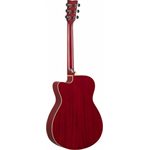 YAMAHA - FSCTA RR - Guitare acoustique électrique Folk / Concert TransAcoustic - rouge rubis (RUBY RED)