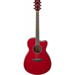 YAMAHA - FSCTA RR - Guitare acoustique électrique Folk / Concert TransAcoustic - rouge rubis (RUBY RED)