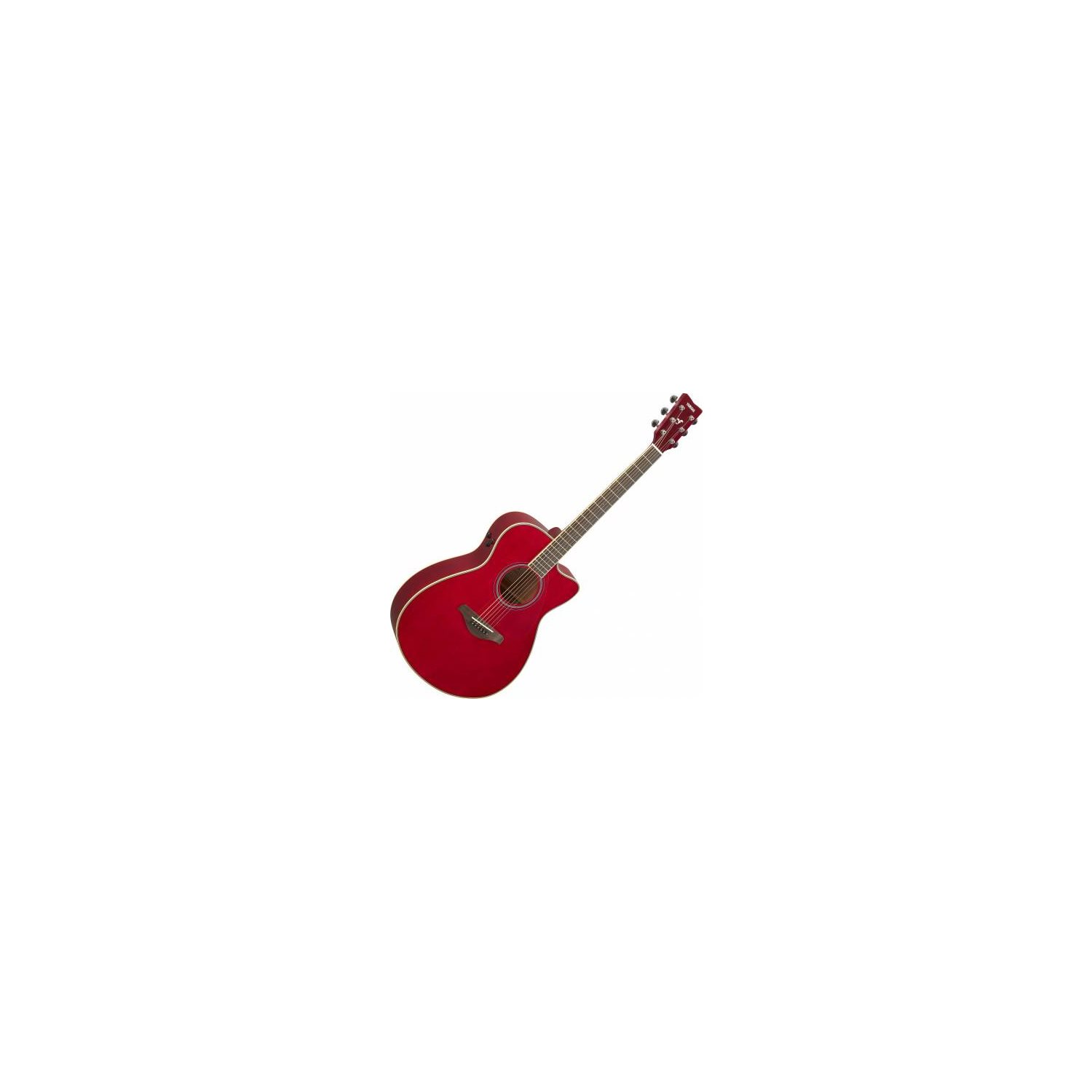 YAMAHA - FSCTA RR - Guitare acoustique électrique Folk / Concert TransAcoustic - rouge rubis (RUBY RED)