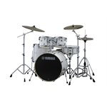 YAMAHA - ensemble de batterie Stage Custom en bouleau - 5-Pièces (22,10,12,16,SNARE) - Pure White