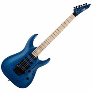 ESP LTD - MH-203QM - 6-String Electric Guitar - See Thru Blue