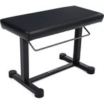 K&M - 14080-black - Pneumatic Uplift Piano Bench - Black Imitation Leather