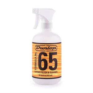 DUNLOP - FORMULA 65 GUITAR POLISH AND CLEANER - 16 OUNCE BOTTLE