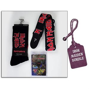 PERRIS - LB3P-IM01 - Pack Iron Maiden avec sangle, chaussettes et médiators