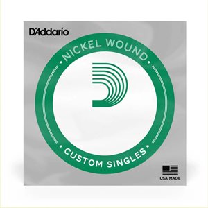 D'ADDARIO - XLB125 Guitare basse enroulée en nickel à corde unique, échelle longue .125