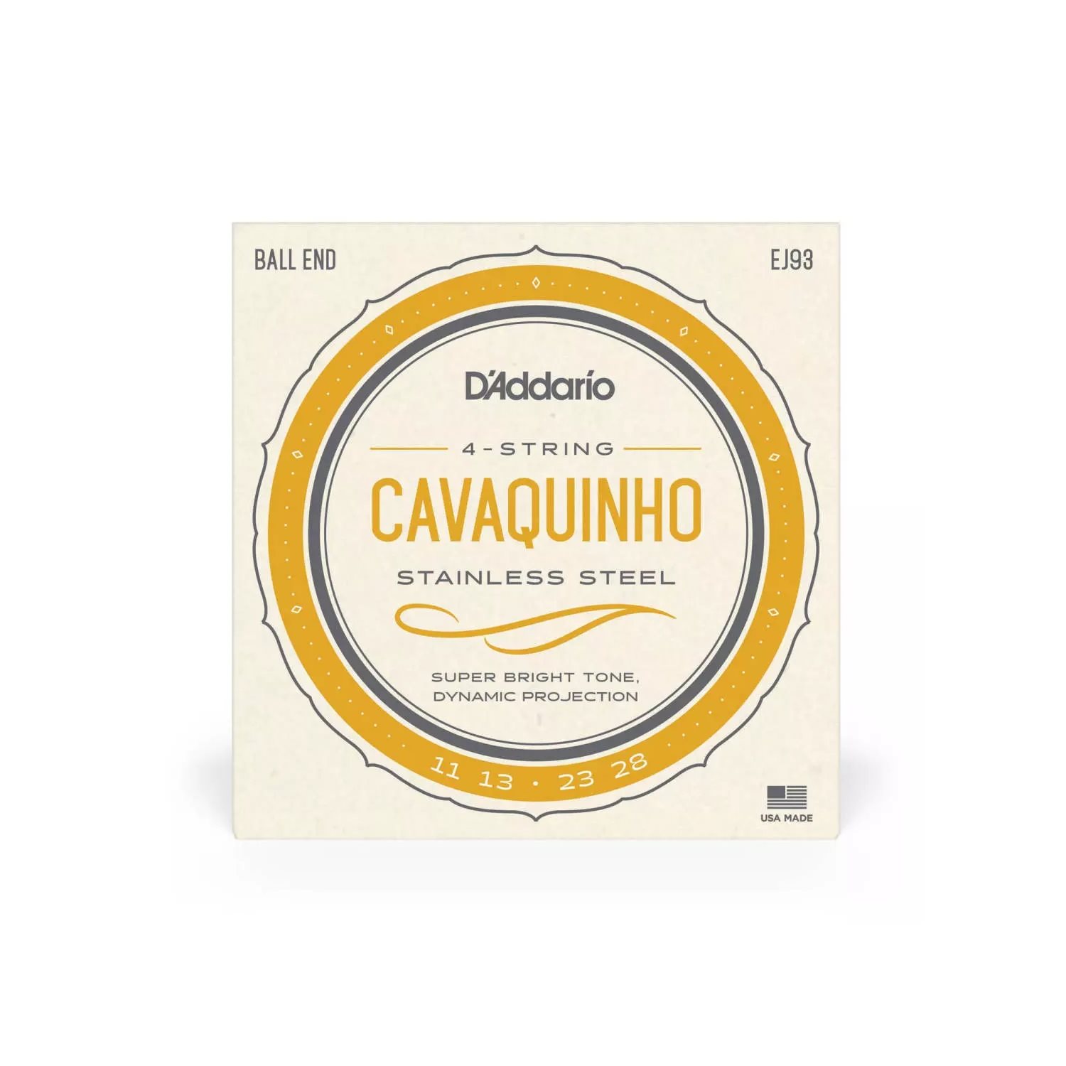 D'ADDARIO - EJ93 - Cavaquinho 4-String Set