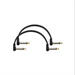 D'ADDARIO - PW-FPRR-204OS - cable plat décalé à angle droit - 4'' (pack de 2)