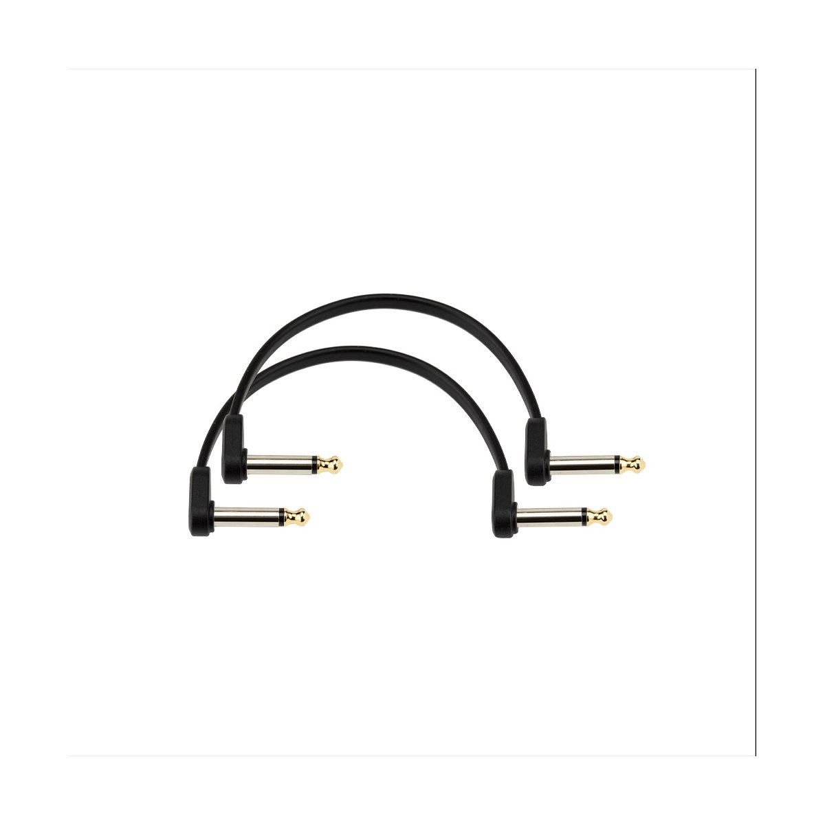 D'ADDARIO - PW-FPRR-206OS - Offset RIght Angle to RIght Angle Flat Patch Cable - 6'' (Twin-pack)