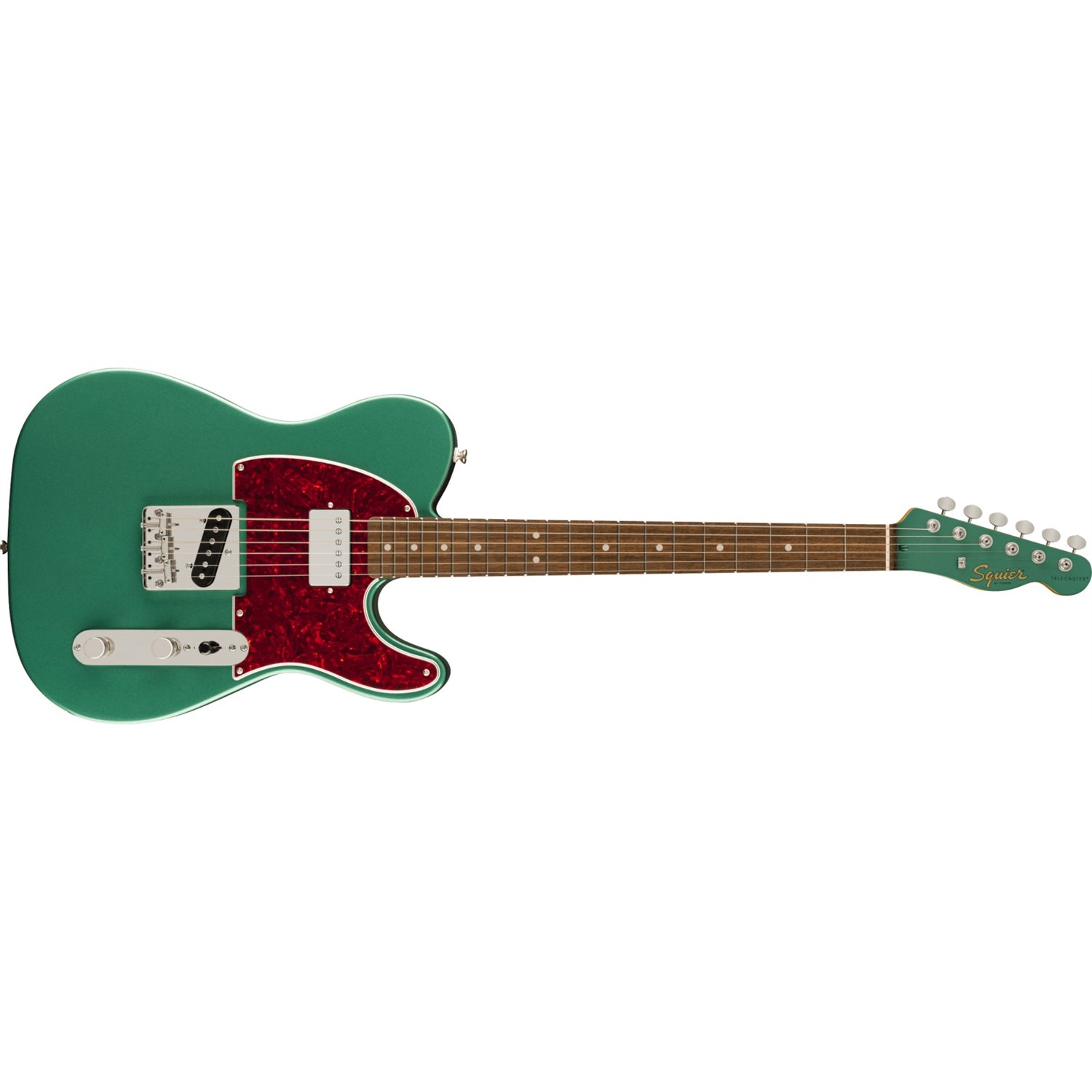 FENDER - Limited Edition Classic Vibe™ '60s Telecaster® SH, Touche en laurier, pickguard en écaille de tortue, tête assortie - Sherwood Green