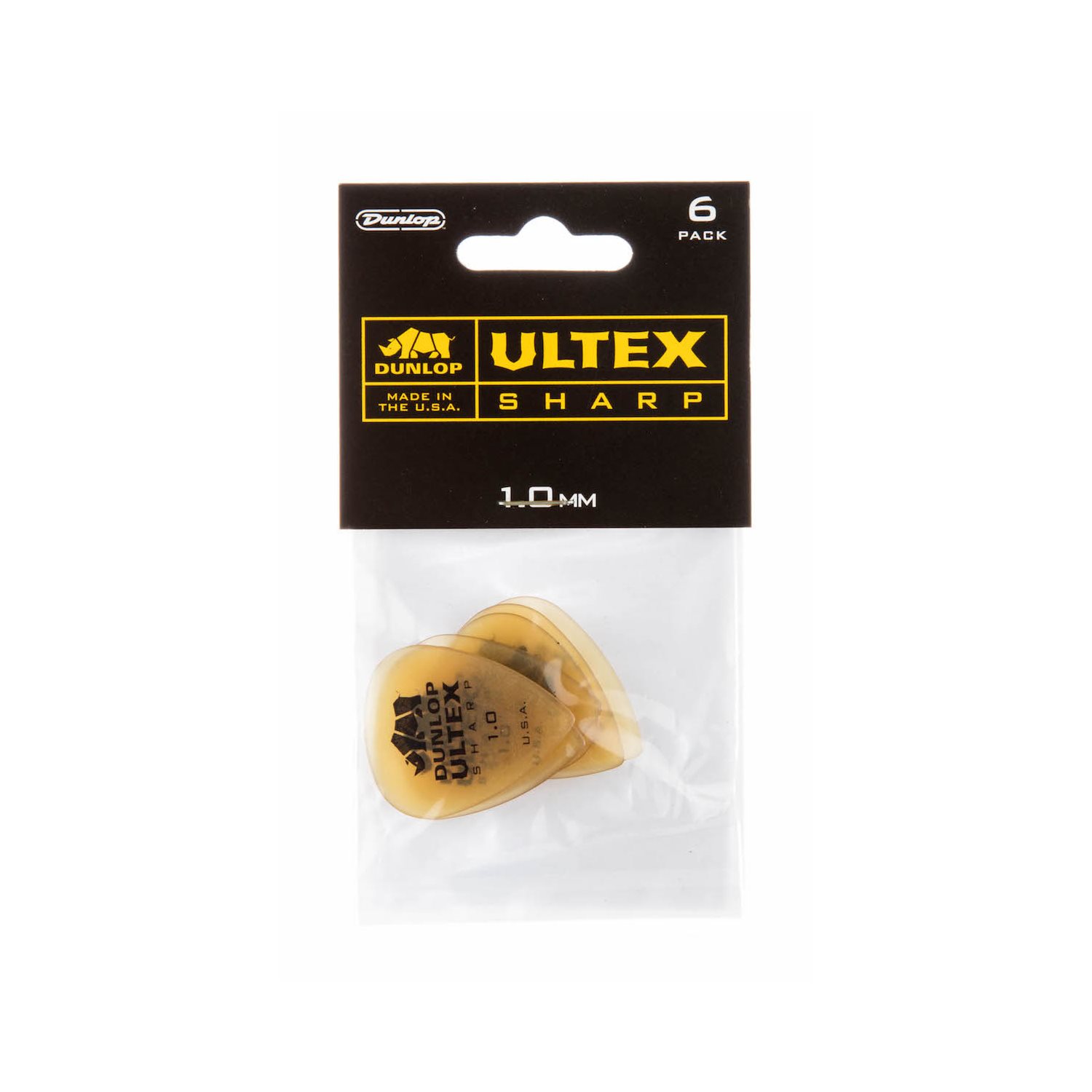 DUNLOP - 433P1.0 - ULTEX SHARP - 1.0MM - ensemble de 6 pick