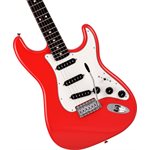 FENDER - Limited International Color Stratocaster®, Touche en palissandre, fabriquée au Japon - Morocco Red