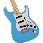 FENDER - Limited International Color Stratocaster®, Touche en érable, fabriquée au Japon - Maui Blue