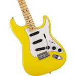 FENDER - Limited International Color Stratocaster®, Touche en érable, fabriquée au Japon - Monaco Yellow