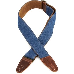 LEVY'S - M7DM-BLU - Denim Guitar Strap, Denim Series - Blue