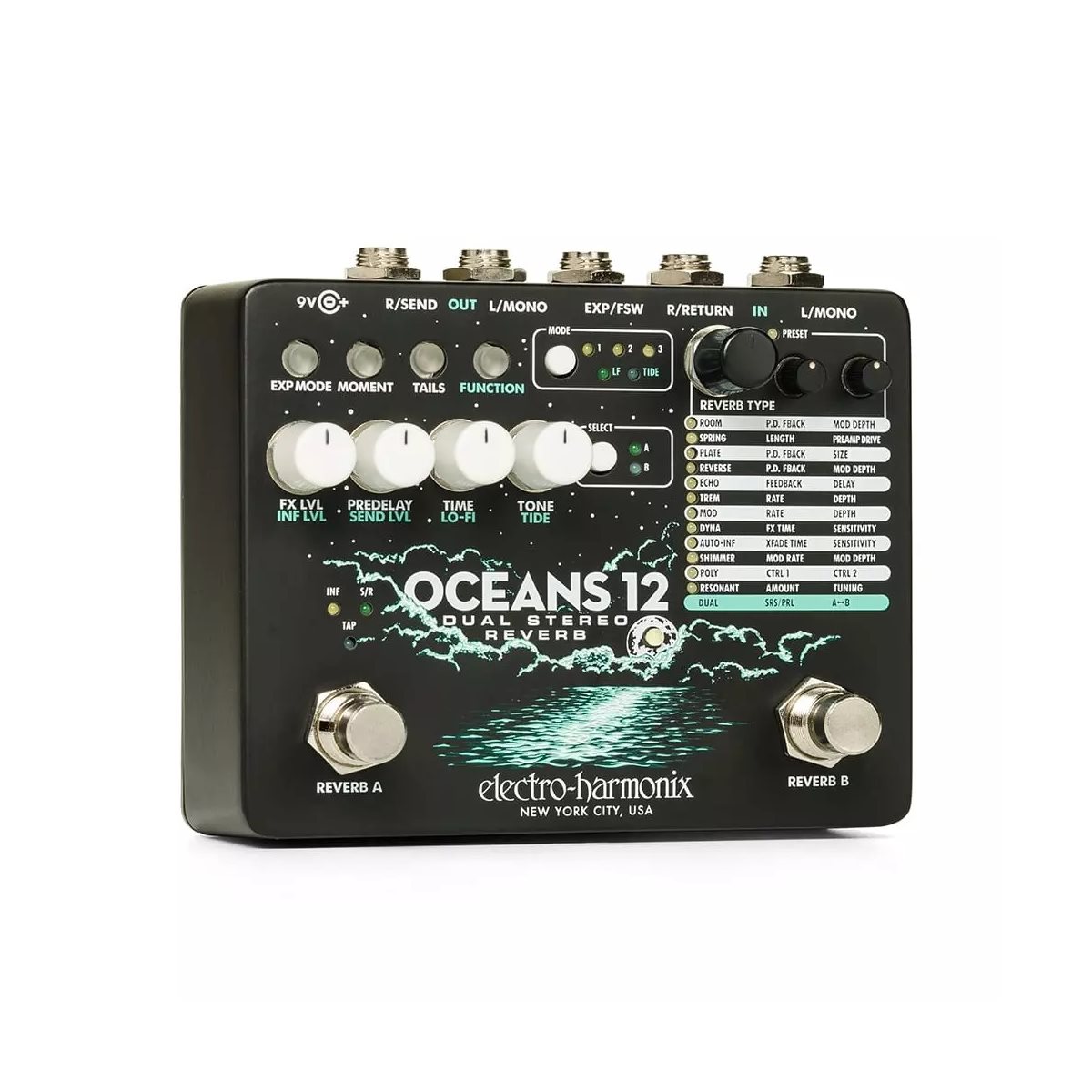 EHX - OCEANS12 - DUAL STEREO REVERB