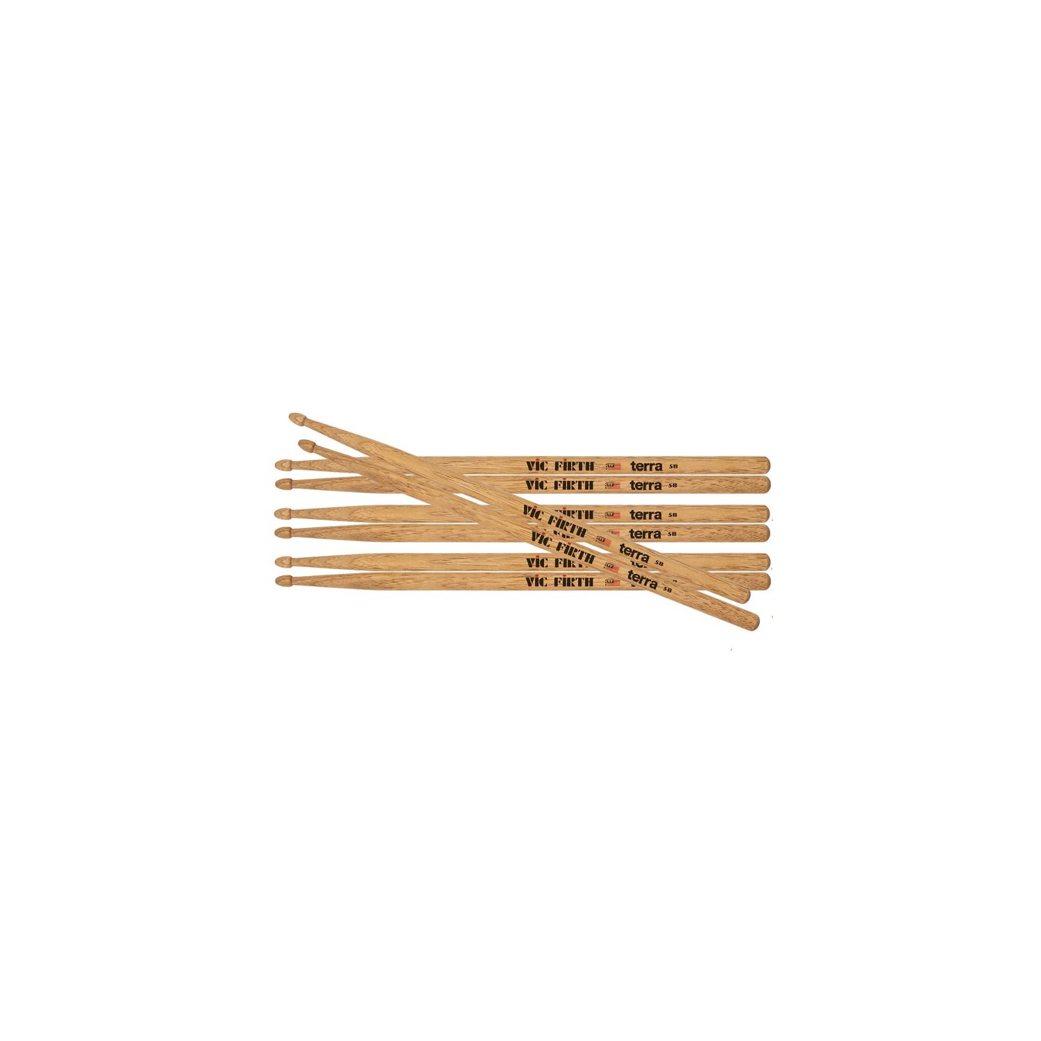 VIC FIRTH - AMERICAN CLASSIC® - 5b - TERRA SERIES - 4 pack