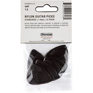 DUNLOP - NYLON STANDARD 1.00MM - ensemble de 12 pick